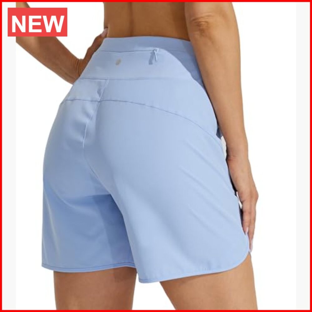 5" Quick Dry Polyester Spandex Running Shorts Hig… - image 2